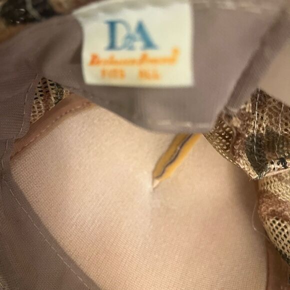 Foster Grant Tan and Brown Camouflage SnapBack Cap - Picture 3 of 5